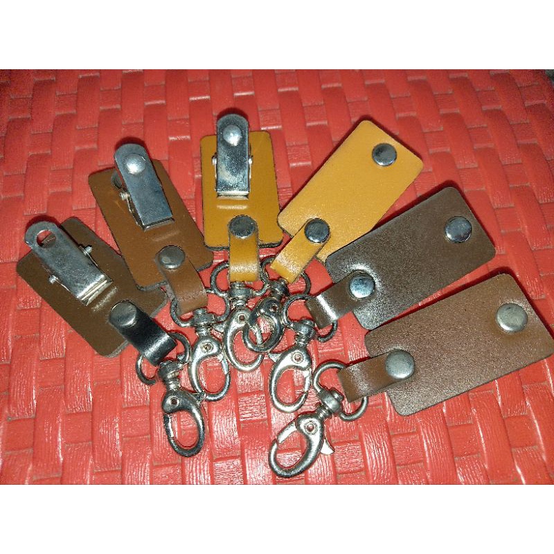 

Jepitan Saku Id card holder, Gantungan Name Tag, Jepitan Bahan Kulit