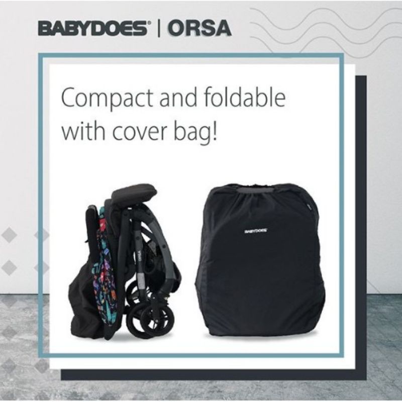 STROLLER CABIN SIZE KERETA DORONG BAYI BABYDOES ORSA