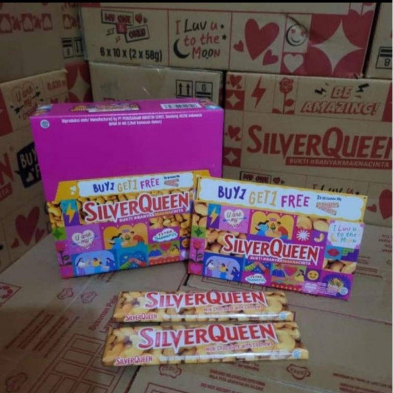 

Silverqueen 2×58gr edisi valentine