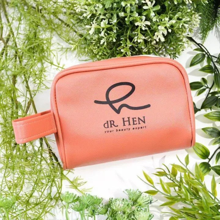 Pouch Tas Kosmetik Skincare dR. Hen - dr hen pouch kosmetik - tas kosmetik tas skincae dr hen