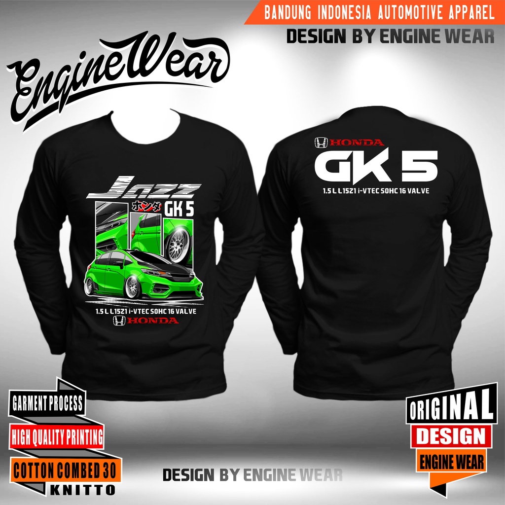kaos honda jazz baju tshirt honda jazz GK5 kaos otomotif tp