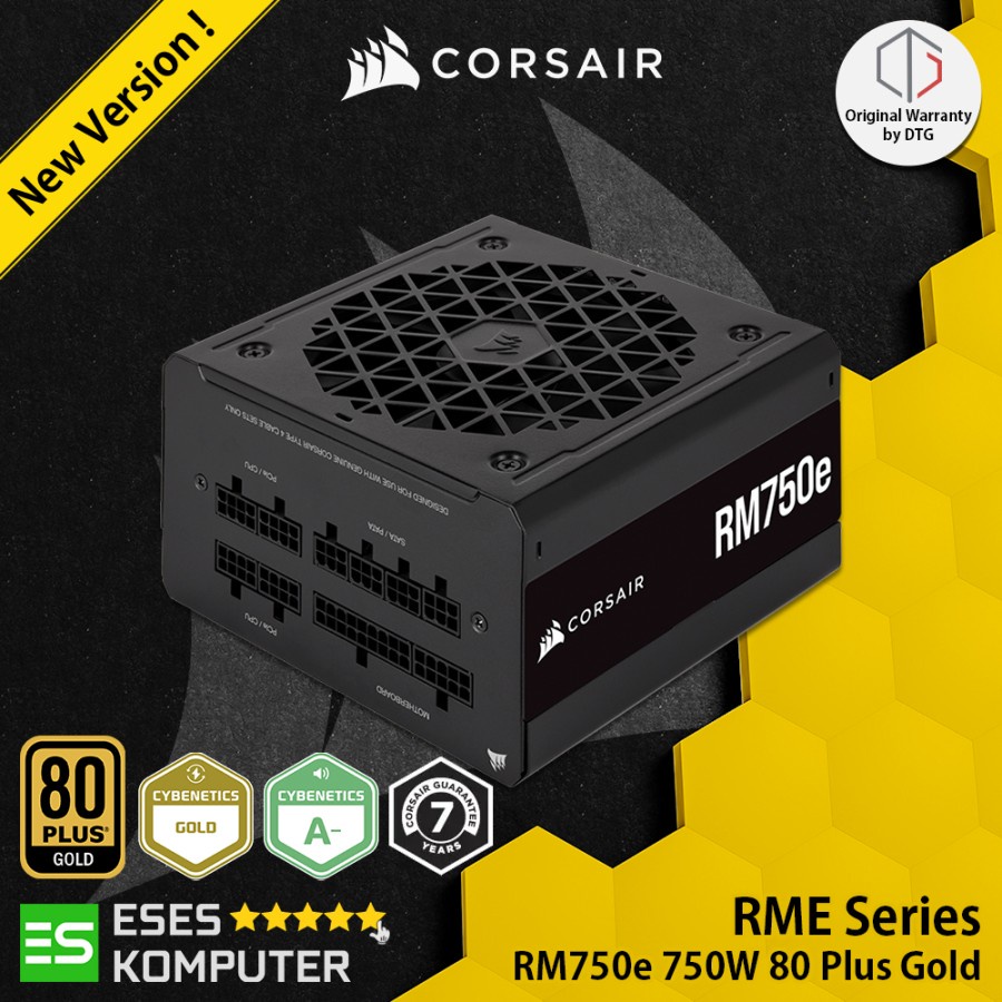 PSU Corsair RMe Series RM750e 750Watt 80 Plus Gold Fully Modular