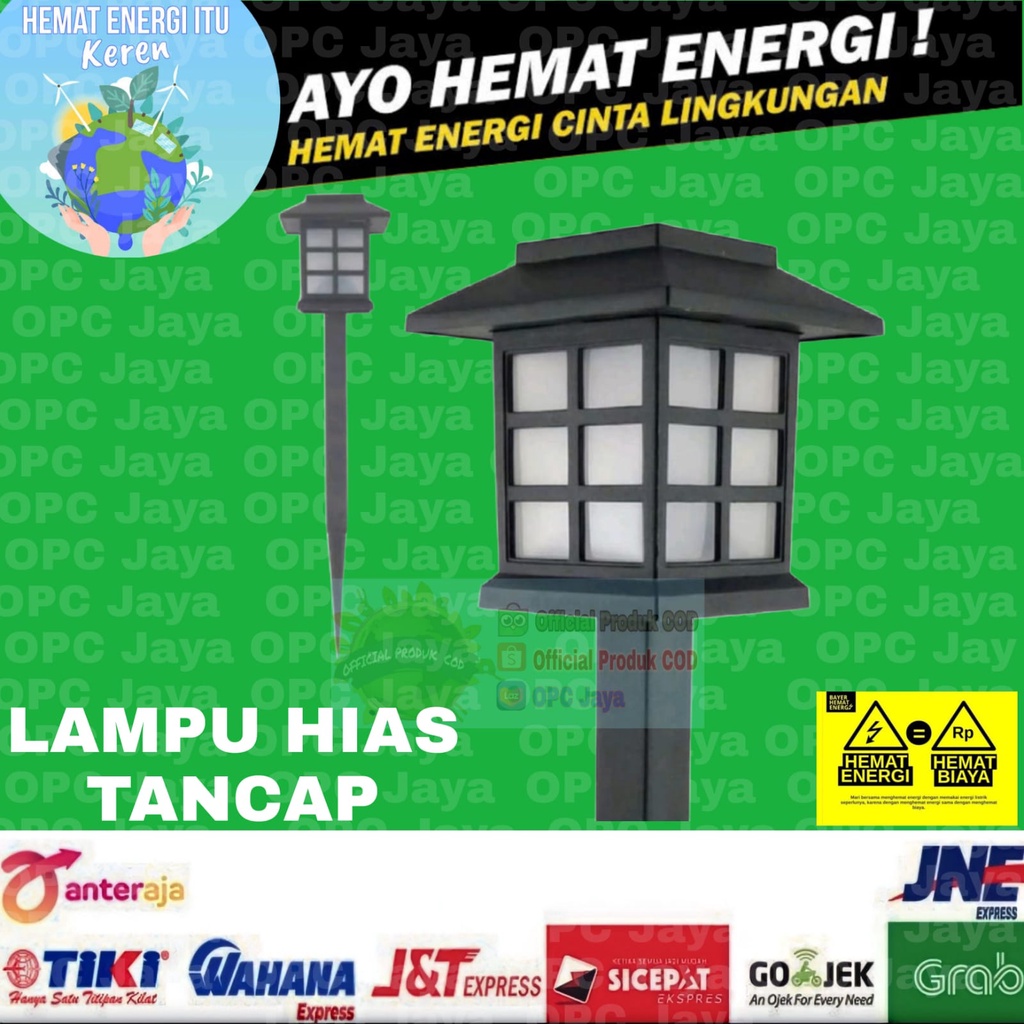 LAMPU TAMAN / LAMPU TENAGA SURYA / LAMPU TANCAP