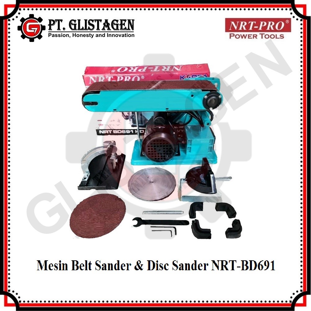 NRT-PRO BD-691 MESIN AMPLAS DUDUK NRT BD 691 HD BELT DISC SANDER ( 2in1 )