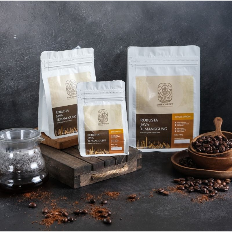 

Kopi Robusta Java Temanggung Petik Merah 100 200 400 Gram -BIJI atau Bubuk