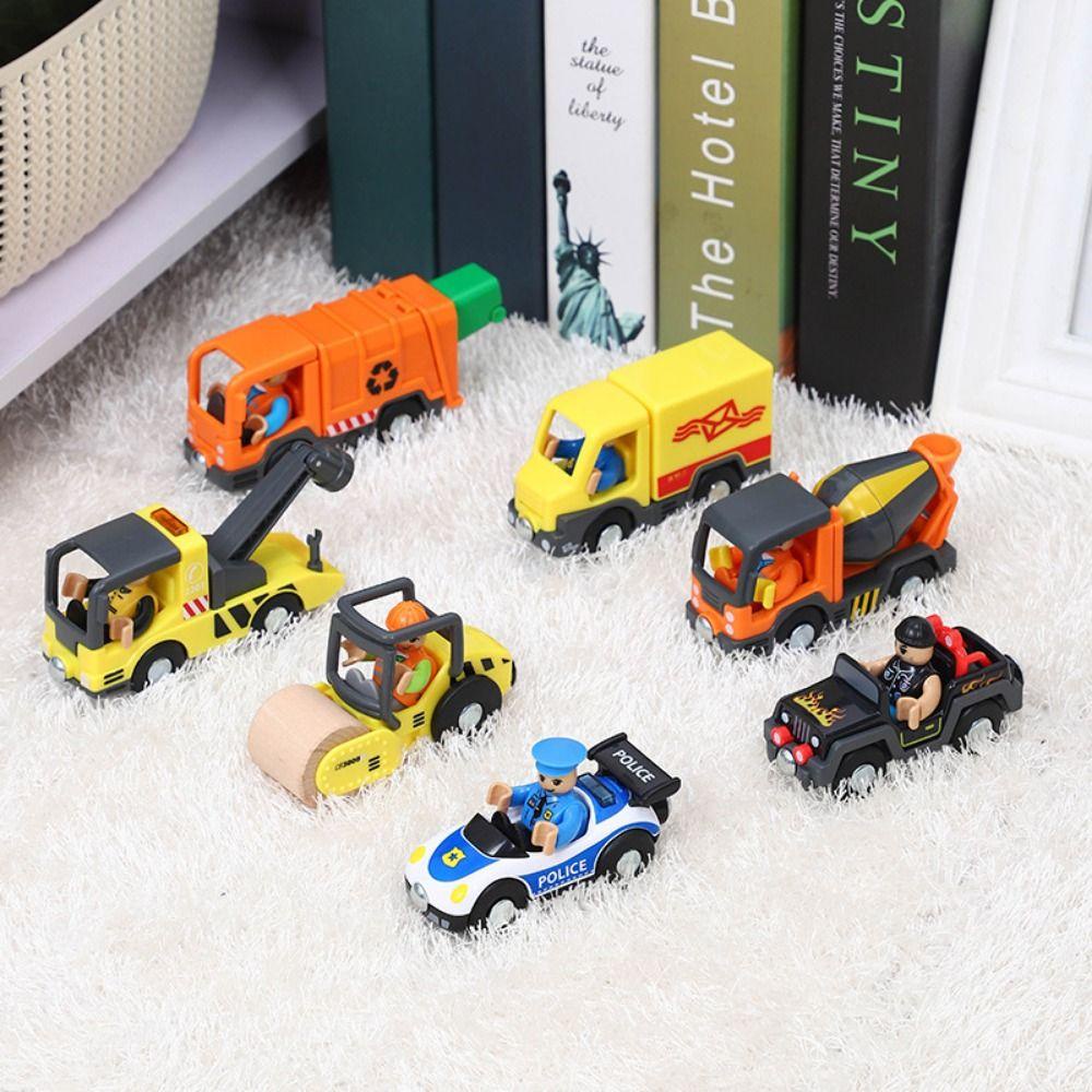 Kereta Jejak Nanas Hadiah Anak Kendaraan Teknik Diecast Utility Vehicles