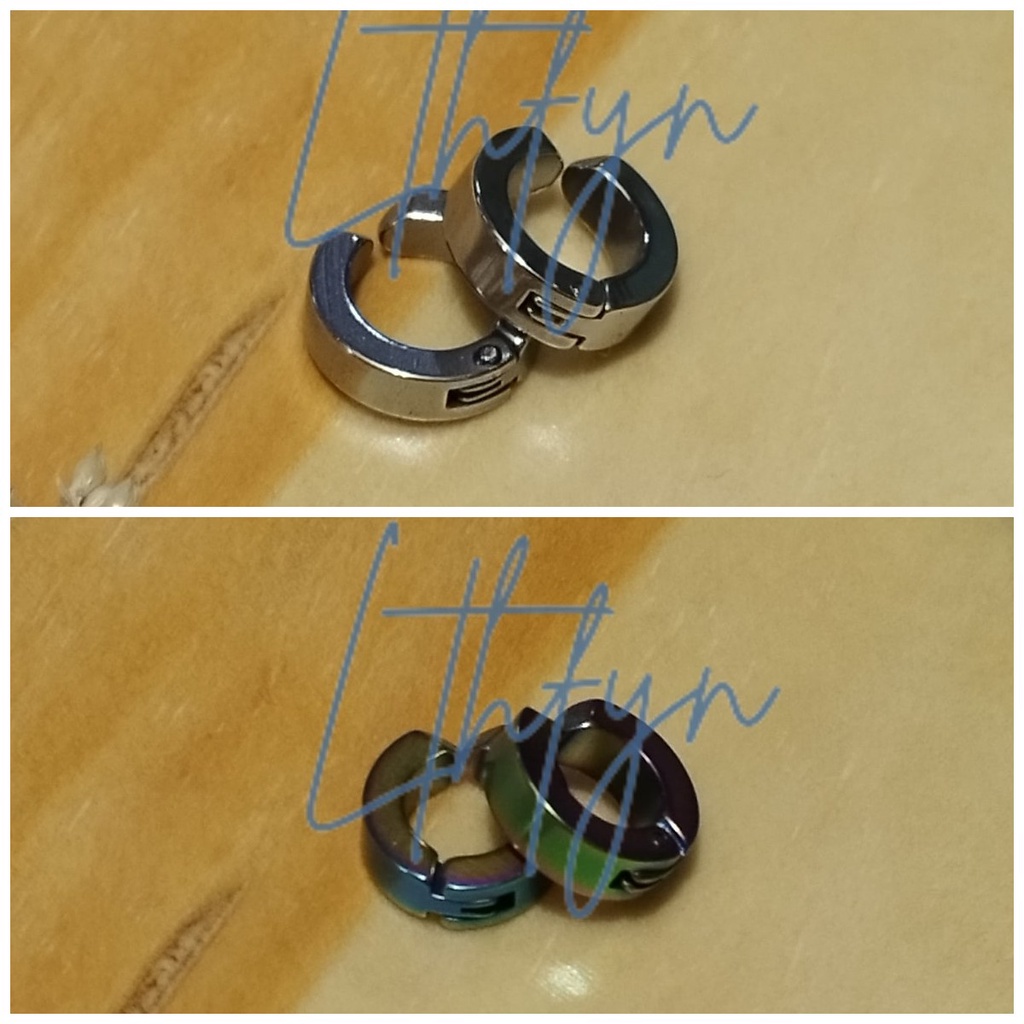 ANTING TITANIUM TANPA TINDIK TERMURAH // ANTING JEPIT TITANIUM