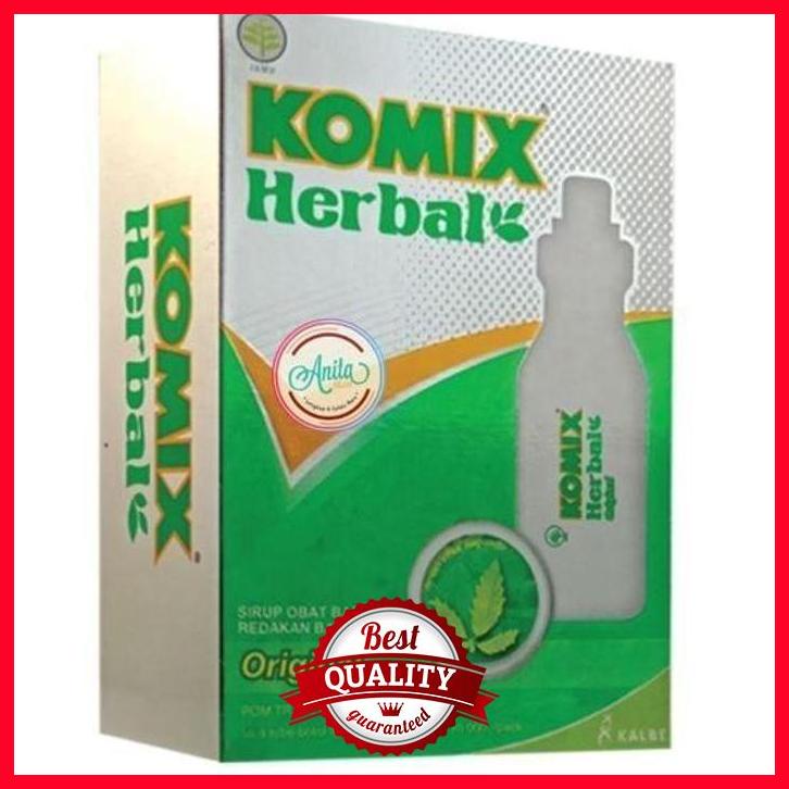 

(ANI) Komix Herbal Sirup Obat Batuk Original 4's
