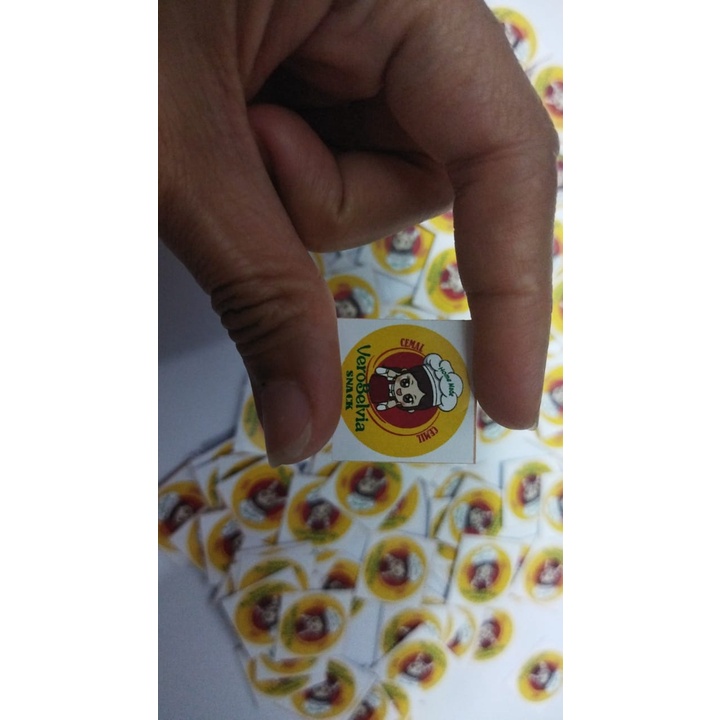 

sticker makanan mini / custome sticker maknan