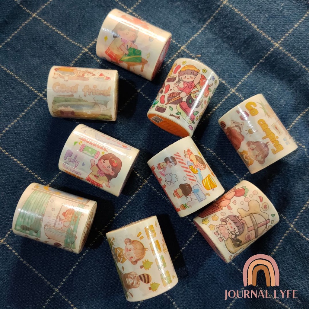 

Washi Tape Dekor Bujo / Scrapbook - Cute Girl Activities