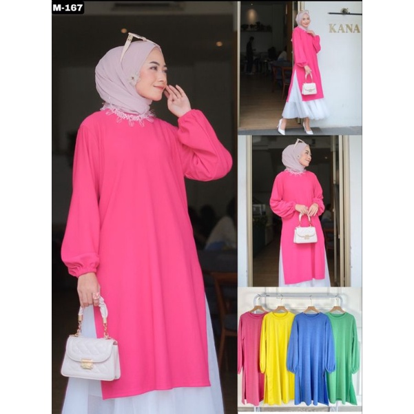 Kelly knit basic Kaos Tunik basic knit premium tunik oversized tunik jumbo