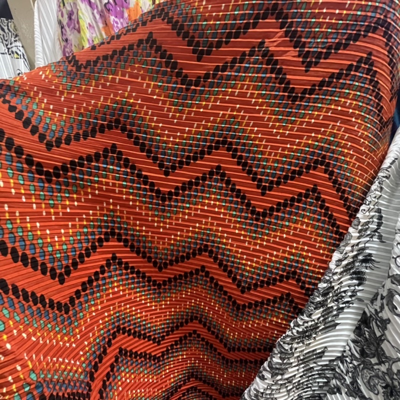 Kain plisket crep - kain plisket - plisket rok