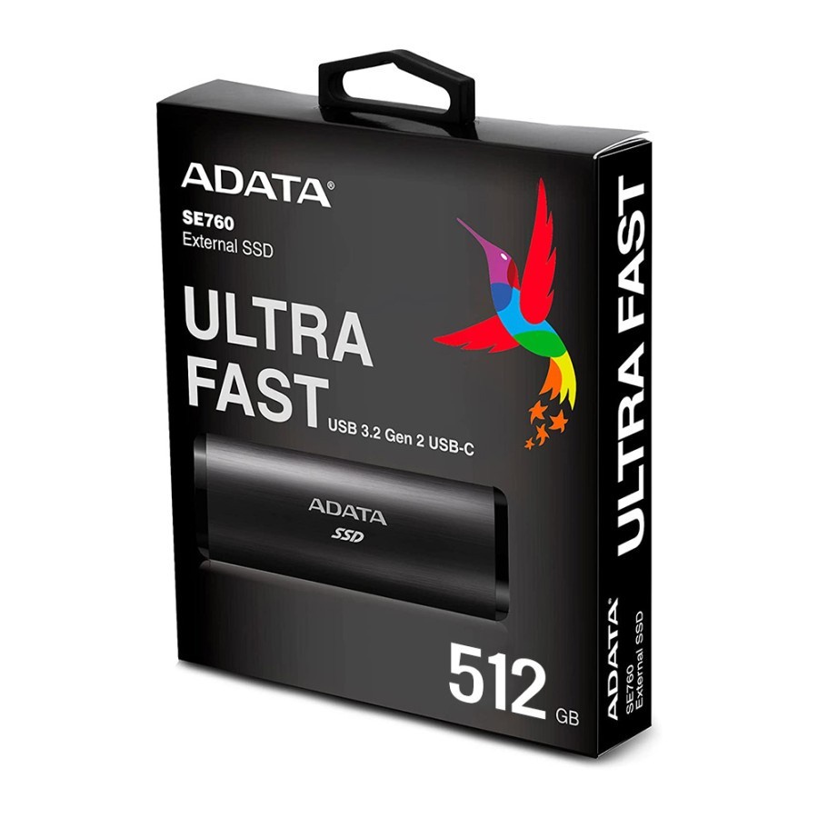Adata SE760 512GB SSD External USB3.2 USB-C
