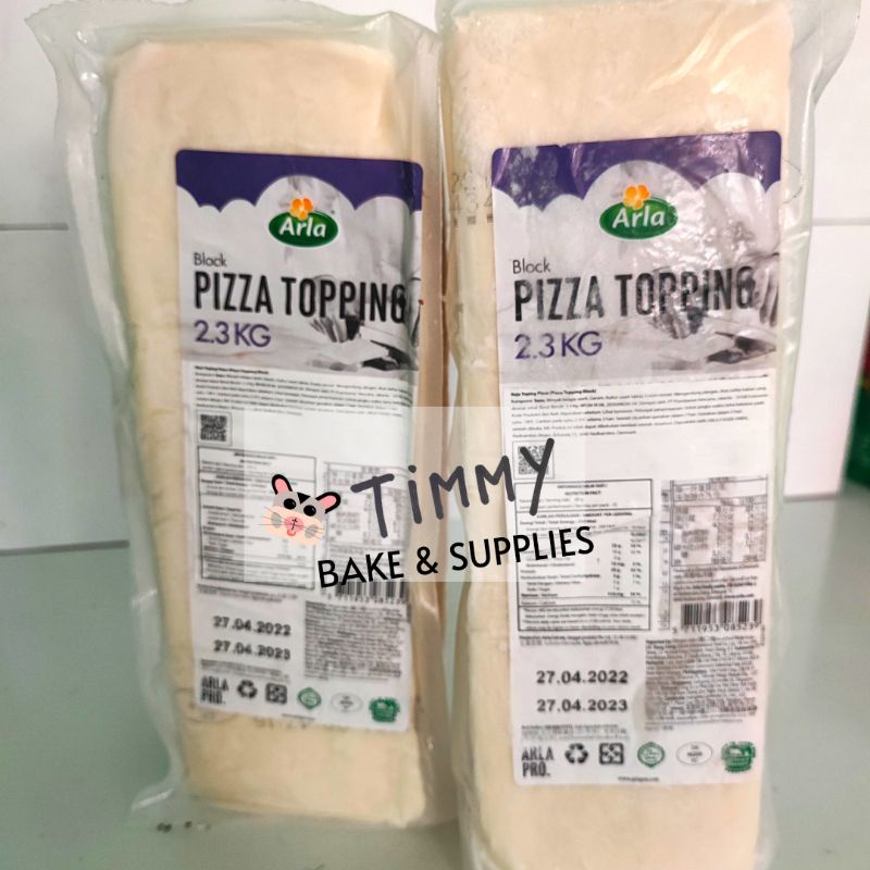 

Mozarella Arla Pizza Topping 2.3kg 1kg 250gr mozza mozarela repack blok molor murah termurah