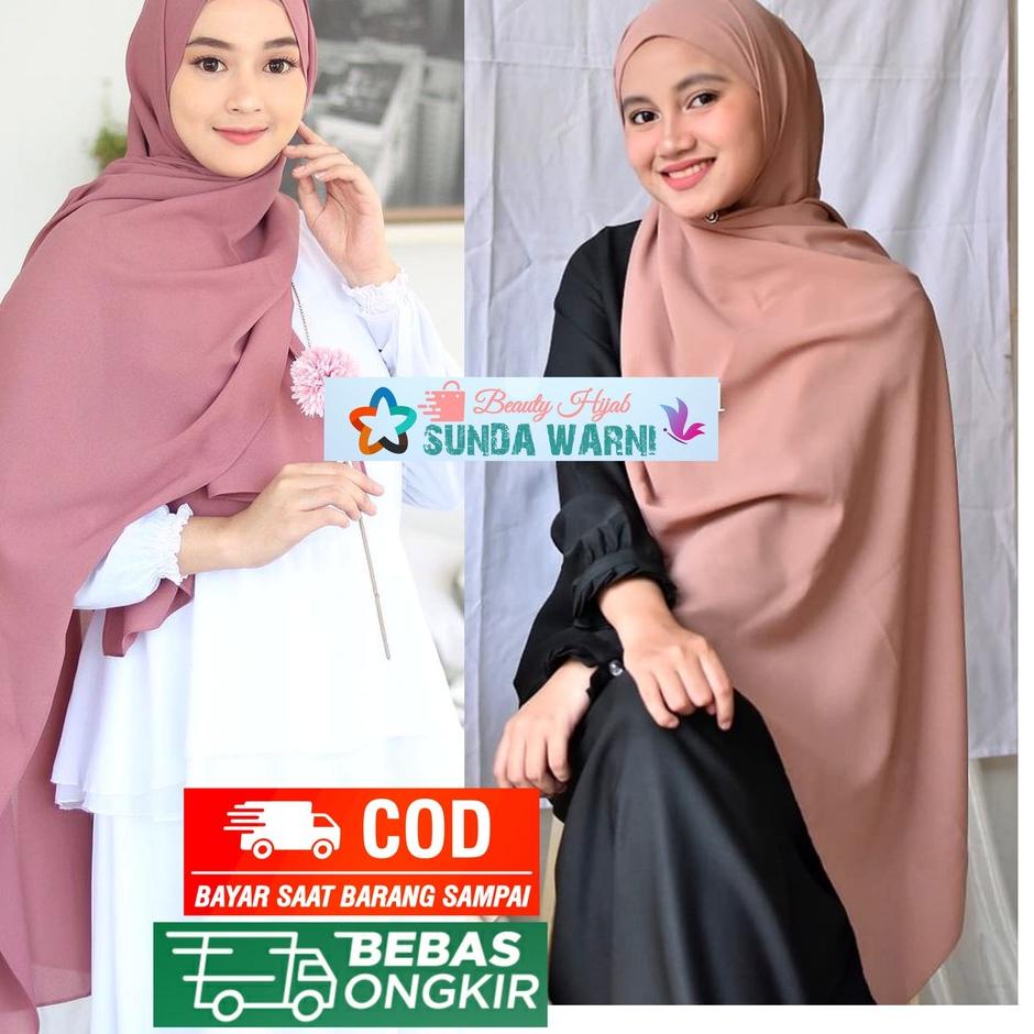 TERBARU  Jilbab Pashmina 200 x 75 Sabyan Jumbo Diamond - Kerudung Pasmina Jumbo / -  Kerudung Wanita