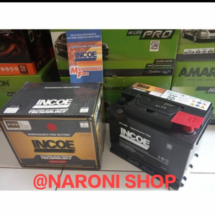 Aki mobil CHEVROLET Spin 1.5 INCOE MF Astra 555-59 LN2 Aki kering 55ah