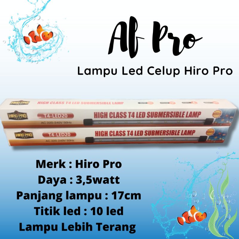 PROMO MURAH Lampu Led Celup Aquarium Aquascape HIRO T420