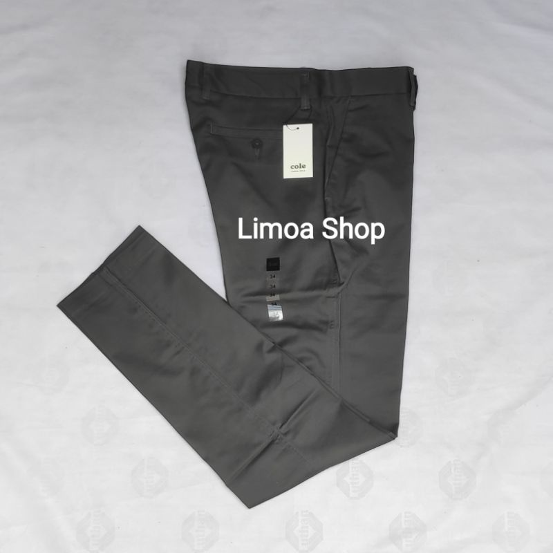 Celana Chino COLE Hijau Olive Slimfit CL 25