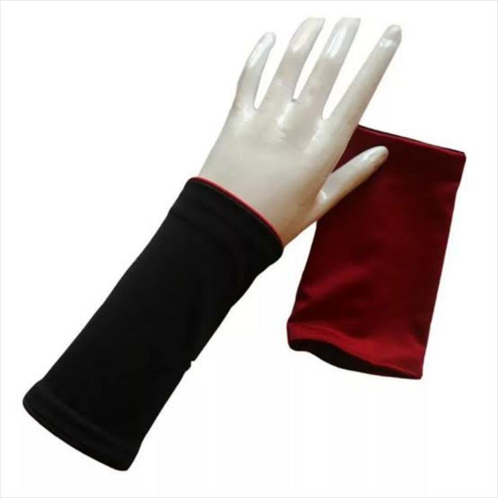 MJS 899. Manset Tangan Bolak Balik Pendek 15cm Inner Dalaman Handsock Dua Warna Sarung Lengan Sleeves