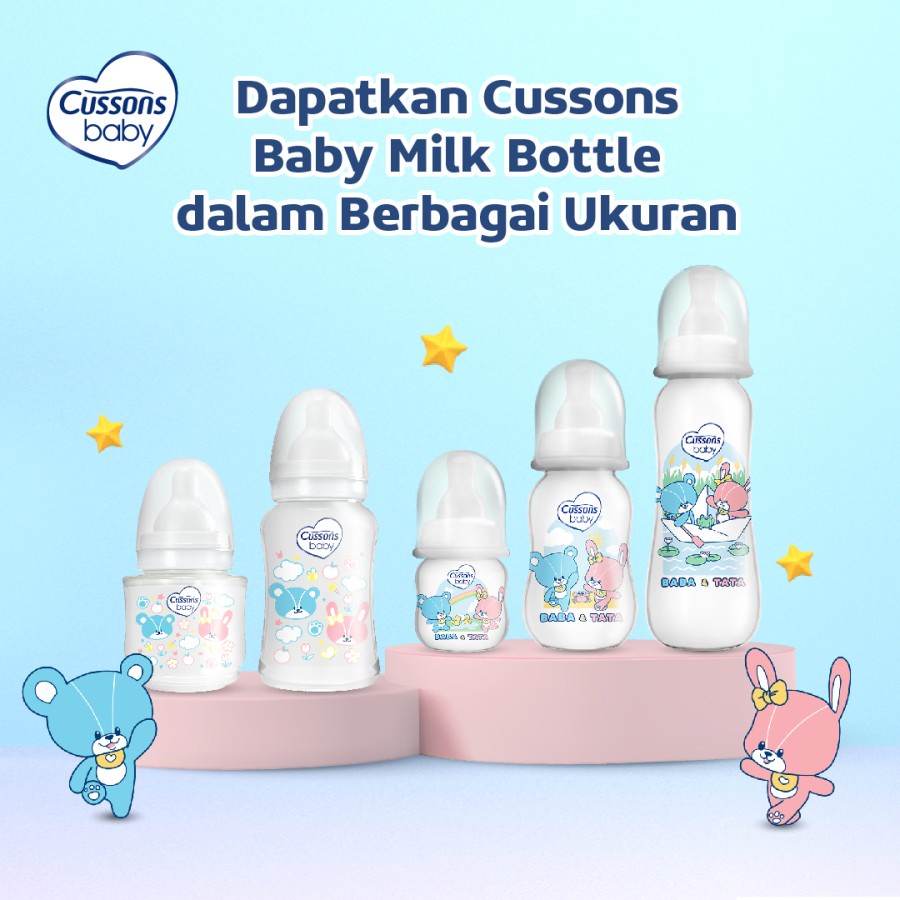 Cussons Baby Nipple Silicone Wide Neck (S) - Dot Botol Bayi Isi 2pcs