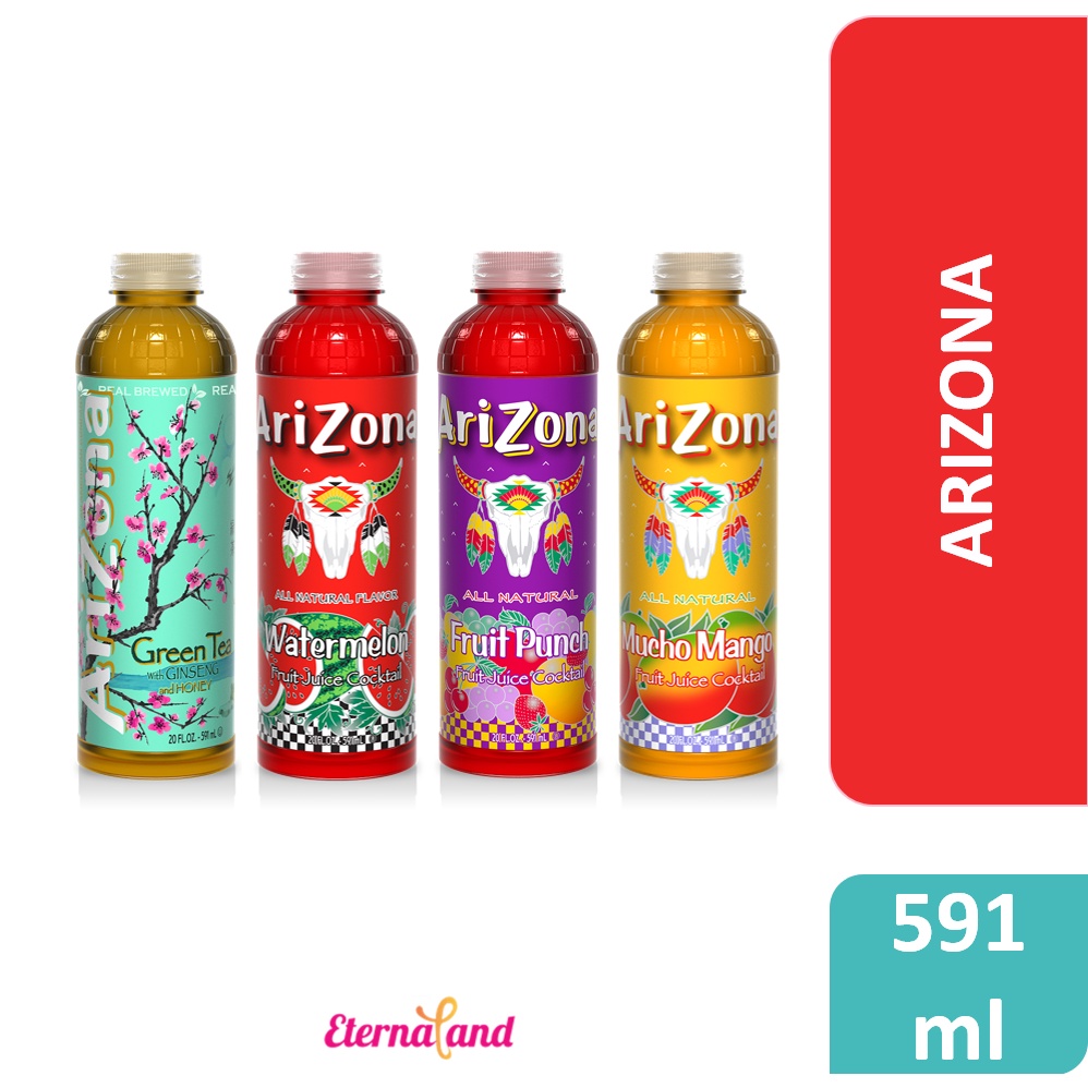 

Arizona Fruit Juice Cocktail 20 fl oz (591 ml) - minuman botol jus buah arizona aneka rasa
