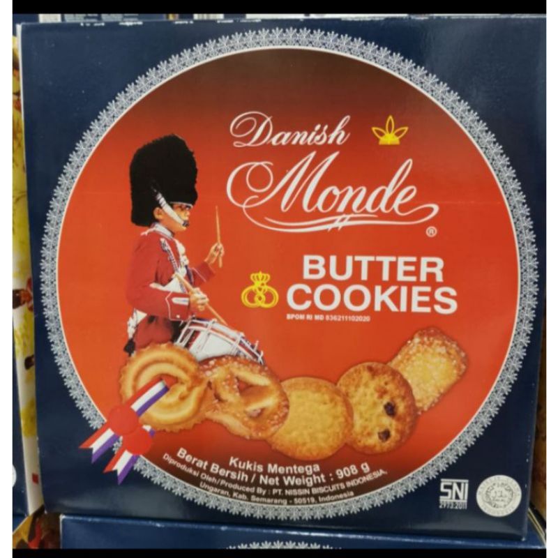 

Monde butter cookies kemasan 908gr harga termurah