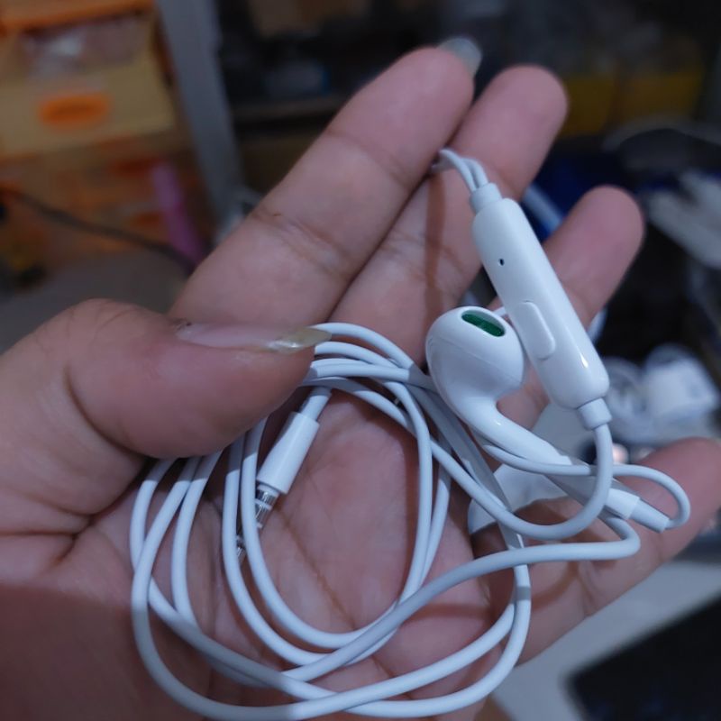 Headset earphone oppo reno 4 copotan asli