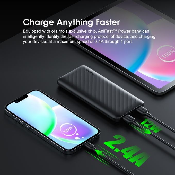 POWER BANK ORAIMO 10.000MAH FAST CHARGING OPB-P118D