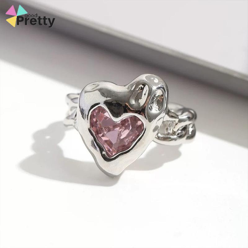 3PCS Cincin RetroDesain Ceruk  Temperamen Mewah  Buka Dapat Disesuaikan  Cincin Jari Telunjuk - PD