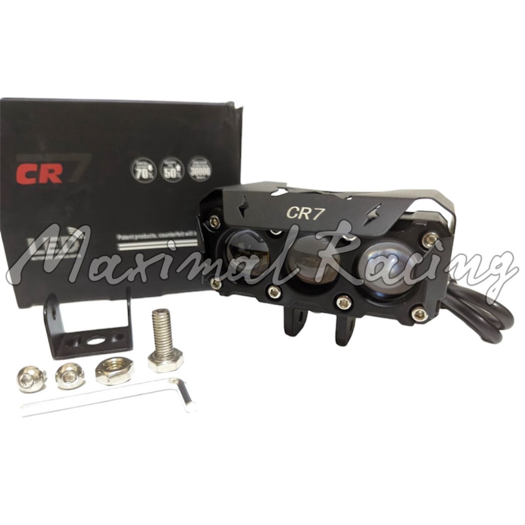 Lampu SQL CR7 3 Mata 2 Mata 1 Mata Laser Gun SQL Universal Motor Mobil High Quality