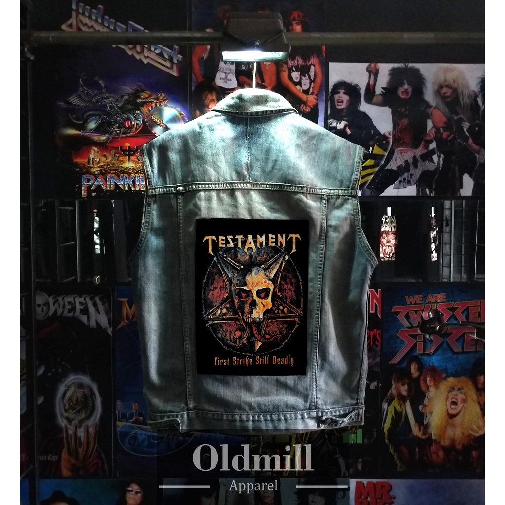 Emblem Patch Punggung / BackPatch Band Metal  TESTAMENT