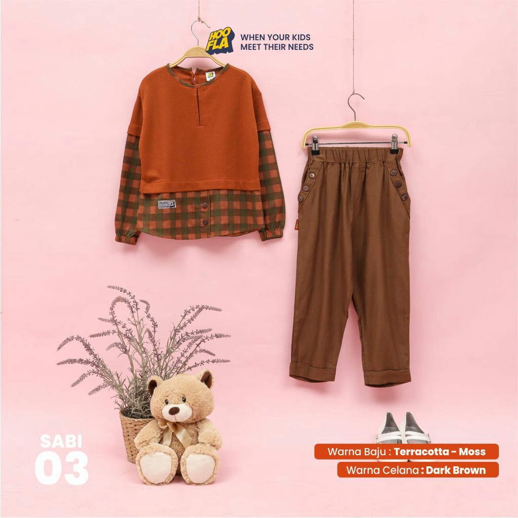 Baju Setelan Anak Perempuan Set Celana Sabina Blouse 5 - 12 Tahun Baju Setelan Anak Perempuan Tanggung Pakaian anak muslim perempuan 8 Tahun 10 Tahun 12 Tahun Terbaru Kekinian