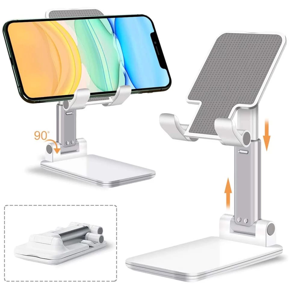 [Eike] - Folding Dekstop Phone Stand Holder HP /  Standing Hp Folding / Holder Phone / Dudukan  Hp