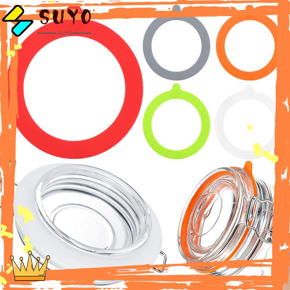 Gasket Toples SUYO Reusable Jars Replacement Washers Rubber Sealing Gasket Mason Toples