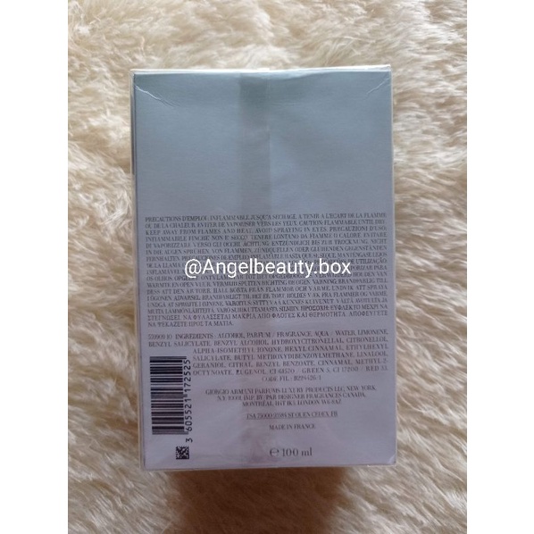 100% ORIGINAL GA ACQUA DI GIOIA EDP 100ml