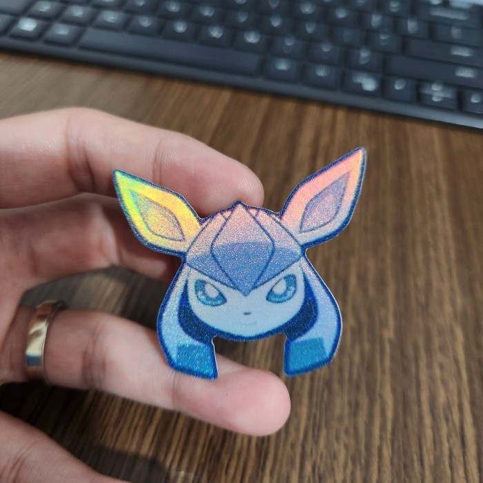 

Sticker Hologram Anime - PSH1404 - Pokemon - Glaceon