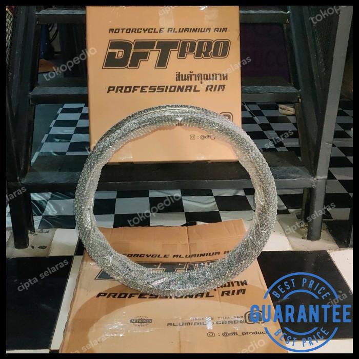 Velg Almunium DFT Pro Black Doff Motor Custom Ring 17