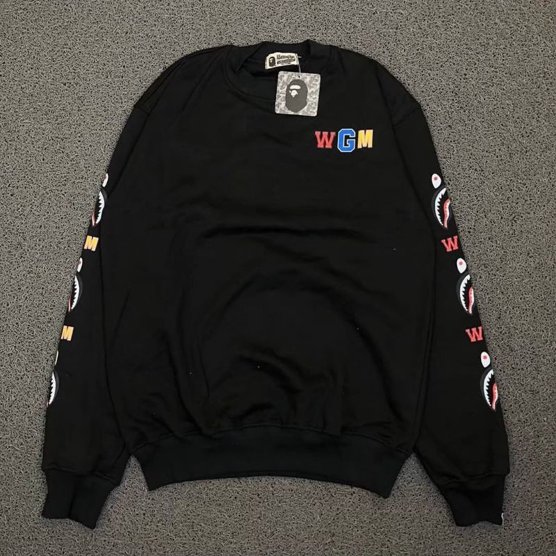 SWEATER CREWNECK BAPE AAPE SPEC UNDEFEATED PREMIUM FULLTAG &amp; LEBEL