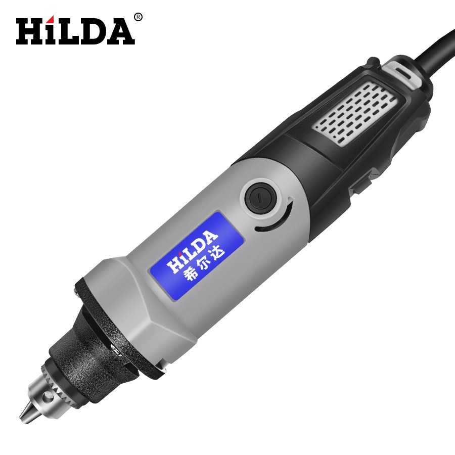 Hilda Bor Listrik Polishing Engraver Grinder Electric Drill 400W - MD400