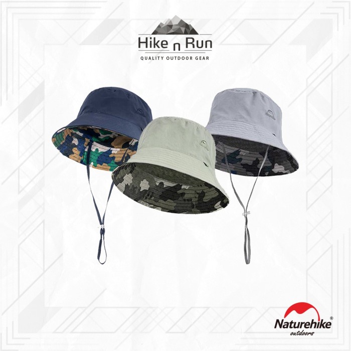 Survival Kit Topi Outdoor Serbaguna Naturehike Nh18H008-T Hat Fisherman Uv