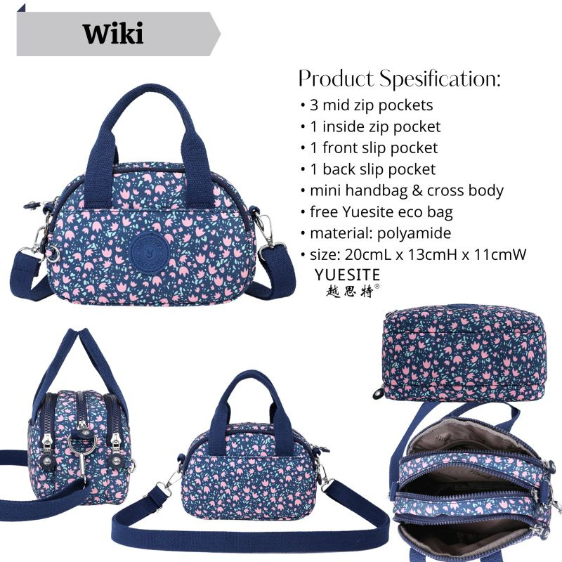 Handbag mini tas selempang wanita yuesite wiki original