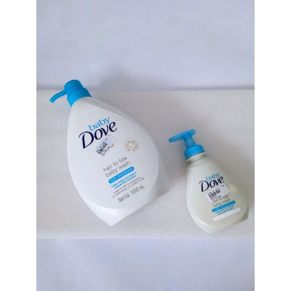 DOVE BABY HAIR TO TOE BABY WASH RICH MOISTURE