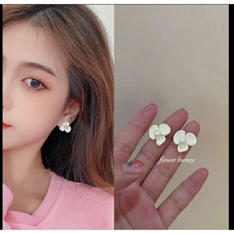 Anting Wanita Klip Bundar/Anting Jepit Tanpa Tindik/Anting Hijab