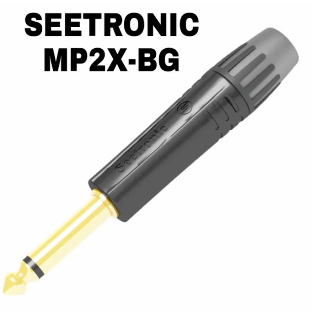 Jack Akai Mono 6.5mm SEETRONIC MP2X-BG , JACK SEETRONIC