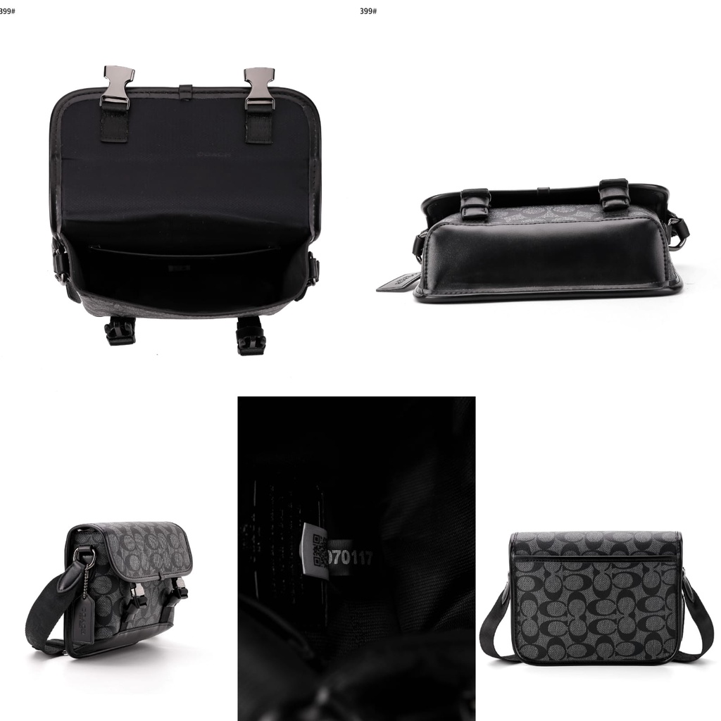 Coa League Messenger Bag's In Signature Balck Hardware 69399