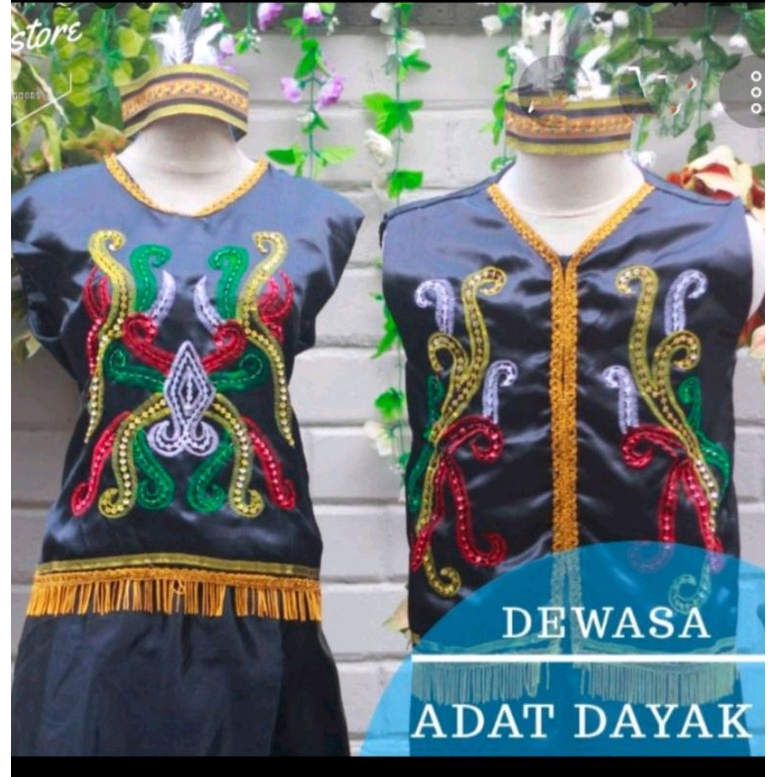 Baju Adat Kalimantan timur dewasa