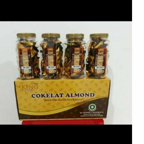 

Code4a4Zo coklat almond Bonibol per dus isi 4 toples