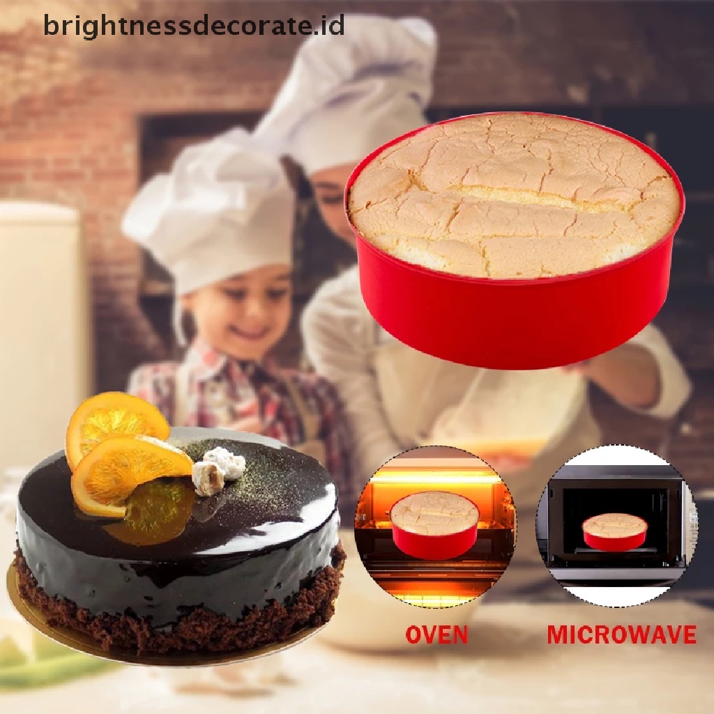 [Birth] Cetakan Kue Bentuk Bulat Brown Half Ball Sphere Silicone Chocolate Dessert Mould [ID]
