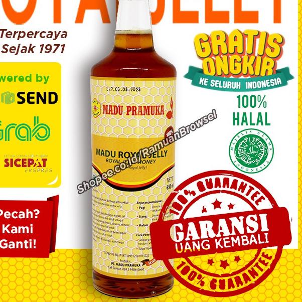 

Termurah | [KI3] | Madu Royal Jelly Pramuka 650ml Alami