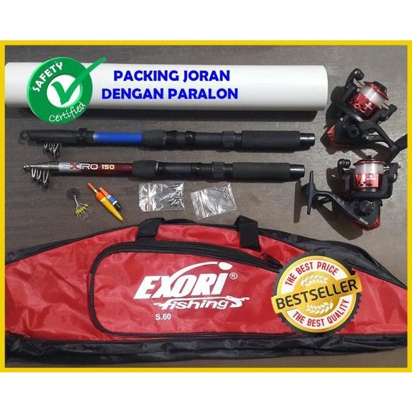 Set 2 Alat Pancing 150 Full set Joran Harga Promo